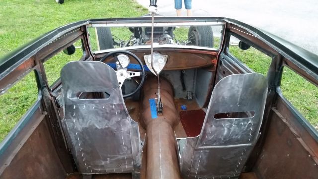 1928 Black Ford Model A Sedan