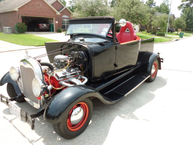 1928 Black Ford Model A Sedan