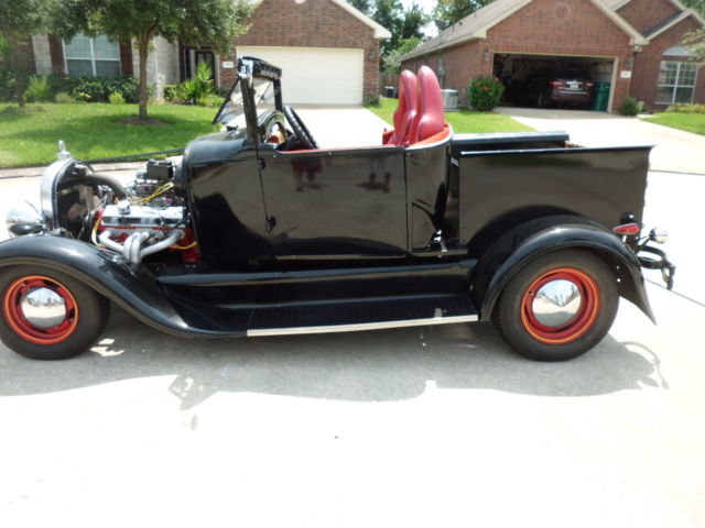 1928 Black Ford Model A Sedan
