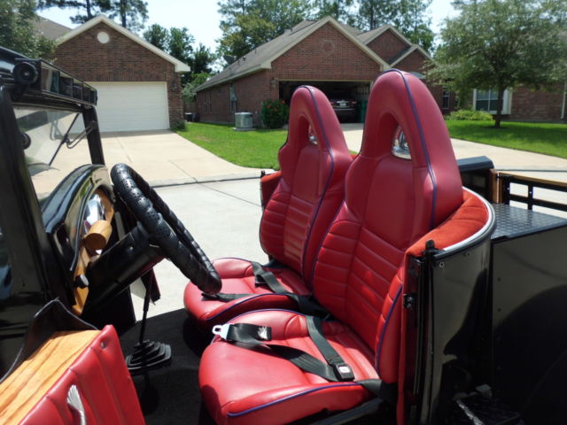 1928 Black Ford Model A Sedan