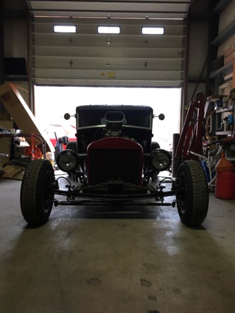 1928 Black Ford Model A Sedan