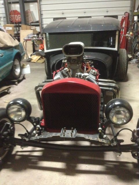 1928 Black Ford Model A Sedan