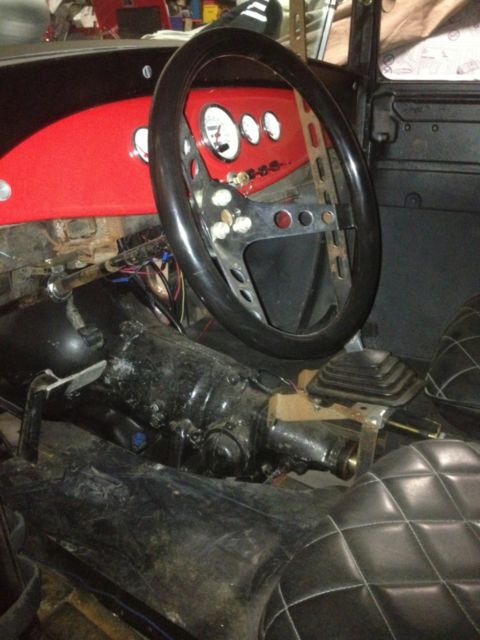 1928 Black Ford Model A Sedan