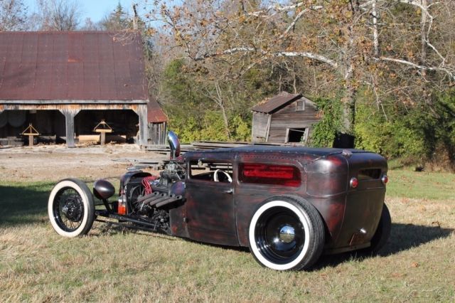 1928 Gray Ford Model A Sedan