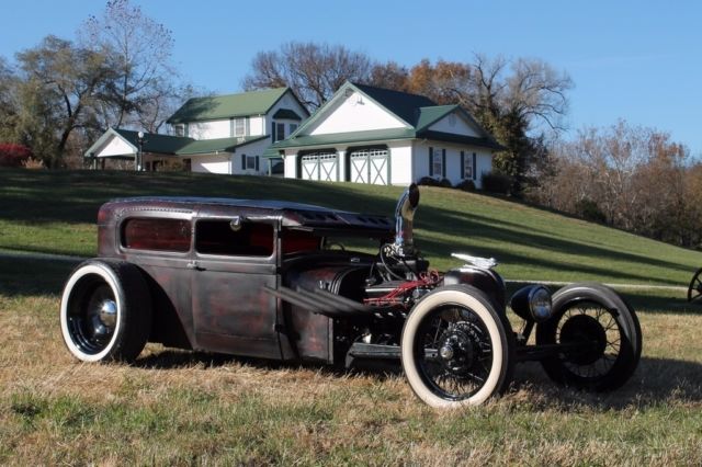 1928 Gray Ford Model A Sedan