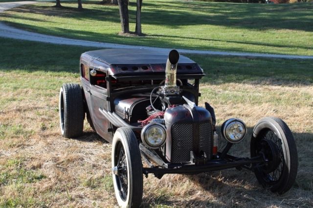 1928 Gray Ford Model A Sedan