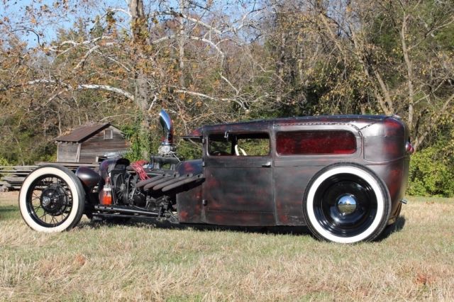 1928 Gray Ford Model A Sedan