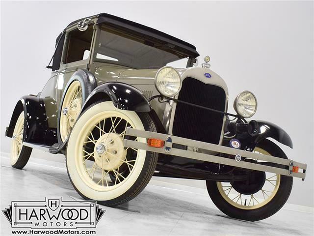 1928 Copra and Chicle Drab Ford Model A Sport Coupe --