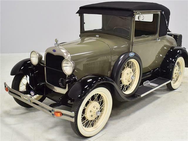 1928 Copra and Chicle Drab Ford Model A Sport Coupe --