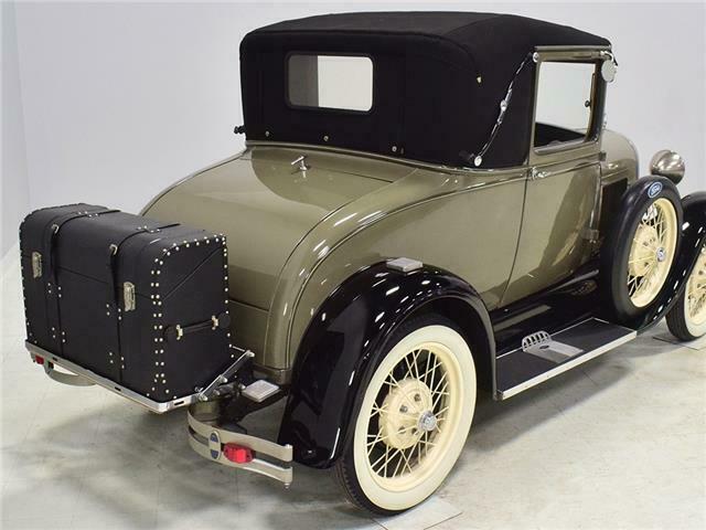 1928 Copra and Chicle Drab Ford Model A Sport Coupe --