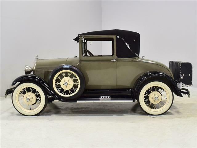 1928 Copra and Chicle Drab Ford Model A Sport Coupe --