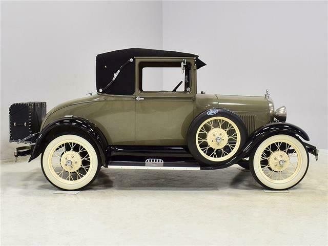 1928 Copra and Chicle Drab Ford Model A Sport Coupe --