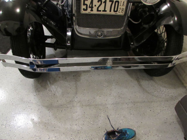 1928 blue Ford Model A Sedan