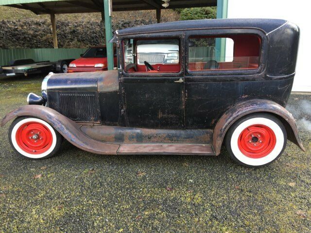 1928 Mostly Black Ford Model A