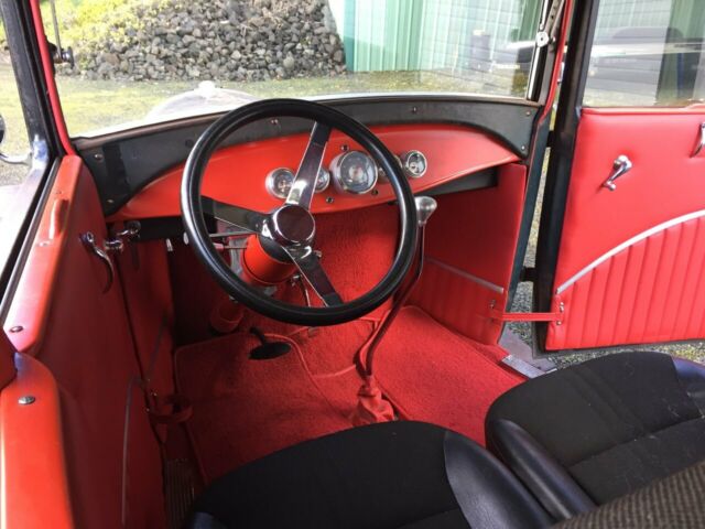 1928 Mostly Black Ford Model A