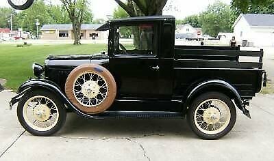 1928 Black Ford Model A Pickup