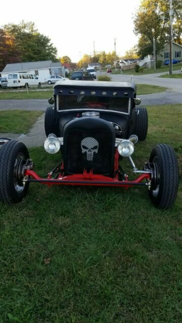 1928 Black Ford Model A Coupe