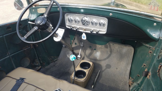 1928 Green / Black Ford Model A Standard Cab Pickup