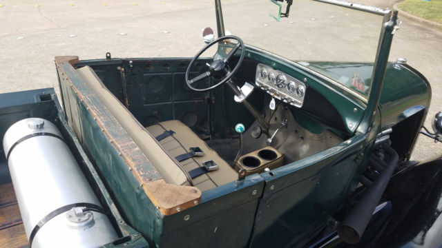 1928 Green / Black Ford Model A Standard Cab Pickup