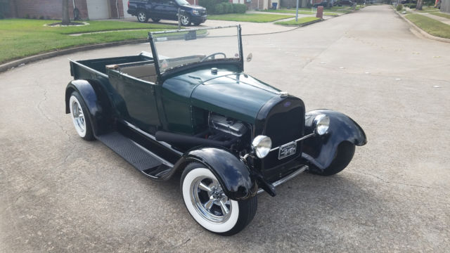 1928 Green / Black Ford Model A Standard Cab Pickup