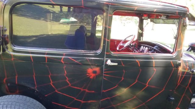 1928 Black Ford Model A Sedan