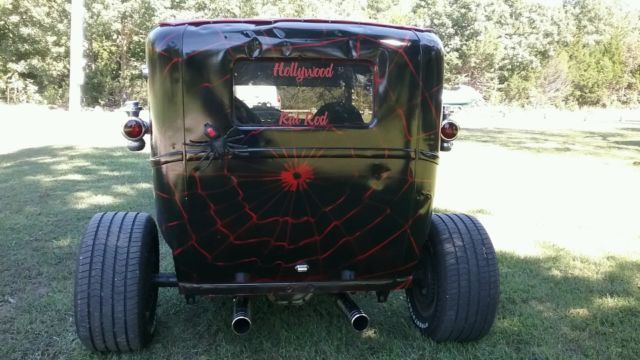 1928 Black Ford Model A Sedan