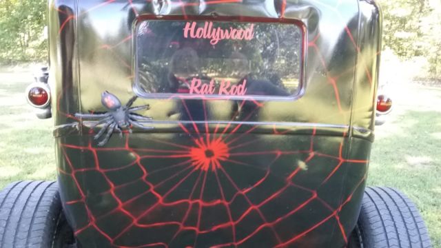 1928 Black Ford Model A Sedan