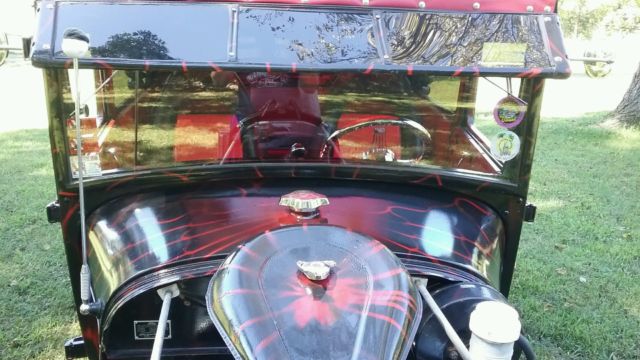 1928 Black Ford Model A Sedan