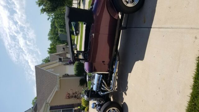 1928 Purple Ford A Convertible
