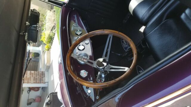 1928 Purple Ford A Convertible