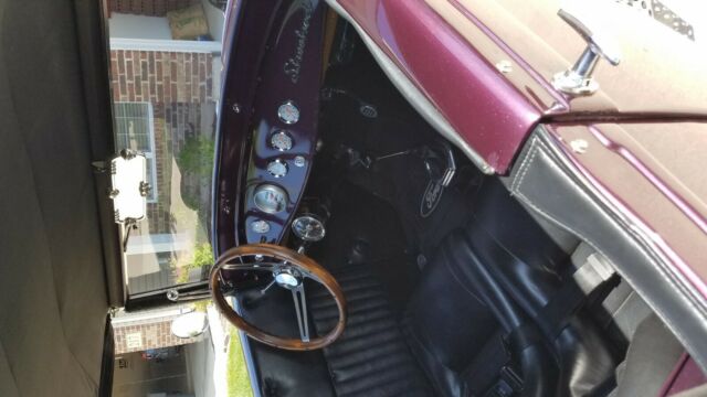 1928 Purple Ford A Convertible