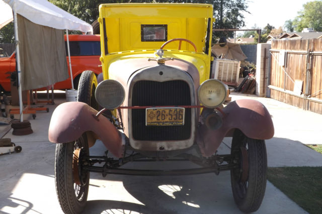 1928 Bright Yellow Ford Other Pickups Truck