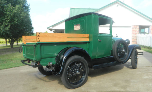 1928 Green Ford Model A Standard Cab Pickup