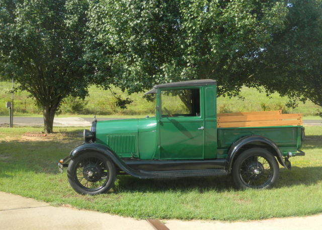 1928 Green Ford Model A Standard Cab Pickup