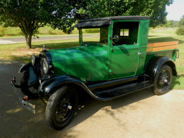 1928 Green Ford Model A Standard Cab Pickup