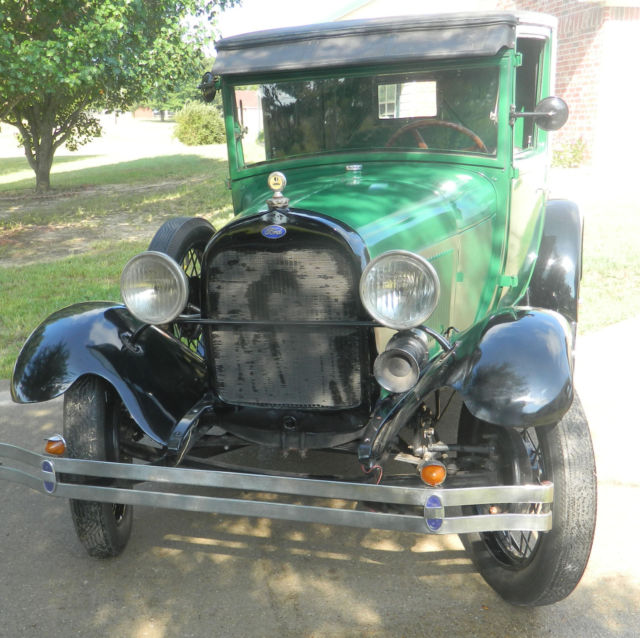 1928 Green Ford Model A Standard Cab Pickup