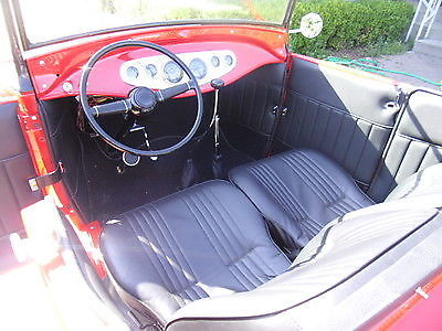 1928 Red Ford Model A Convertible