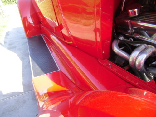 1928 Red Ford Model A Convertible