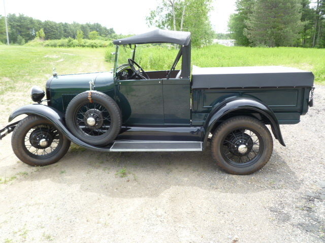 1928 Blue Ford Model A Convertible