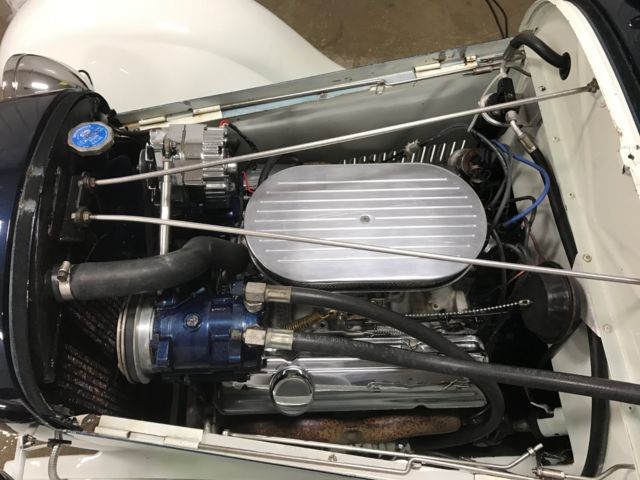 1928 bule/white Ford Model A Sedan