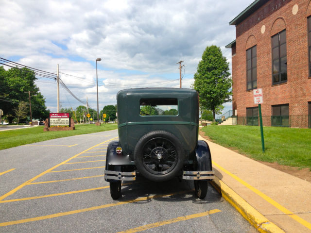 1928 Green Ford Model A Sedan
