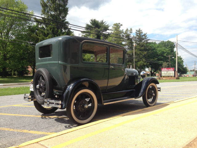 1928 Green Ford Model A Sedan