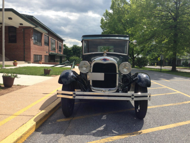 1928 Green Ford Model A Sedan