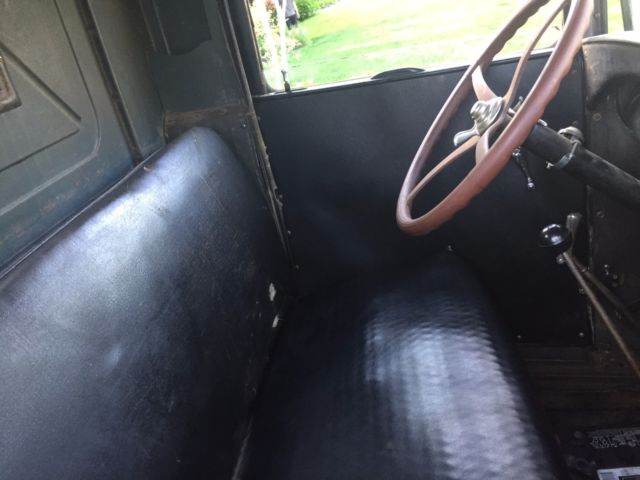 1928 green Ford Model A Cab & Chassis