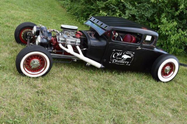 1928 Black Ford Model A Coupe
