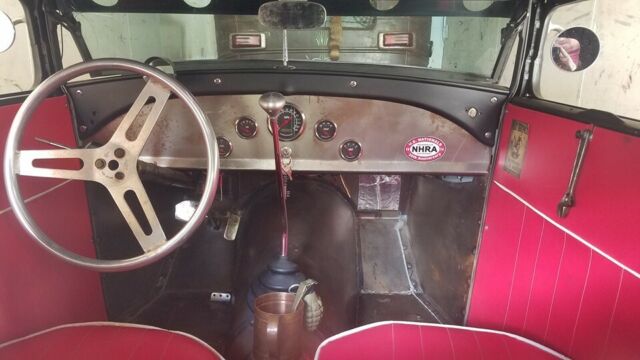 1928 Black Ford Model A Coupe