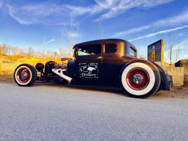 1928 Black Ford Model A Coupe