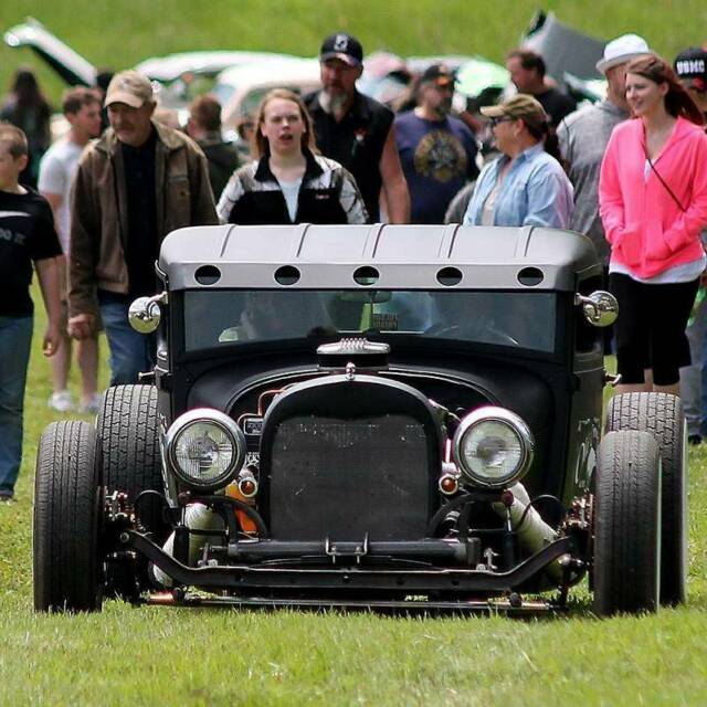 1928 Black Ford Model A Coupe
