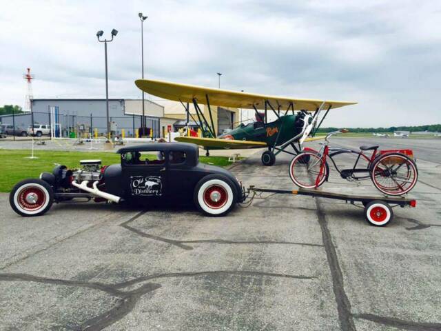 1928 Black Ford Model A Coupe