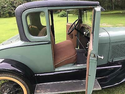 1928 Green Ford Model A Coupe